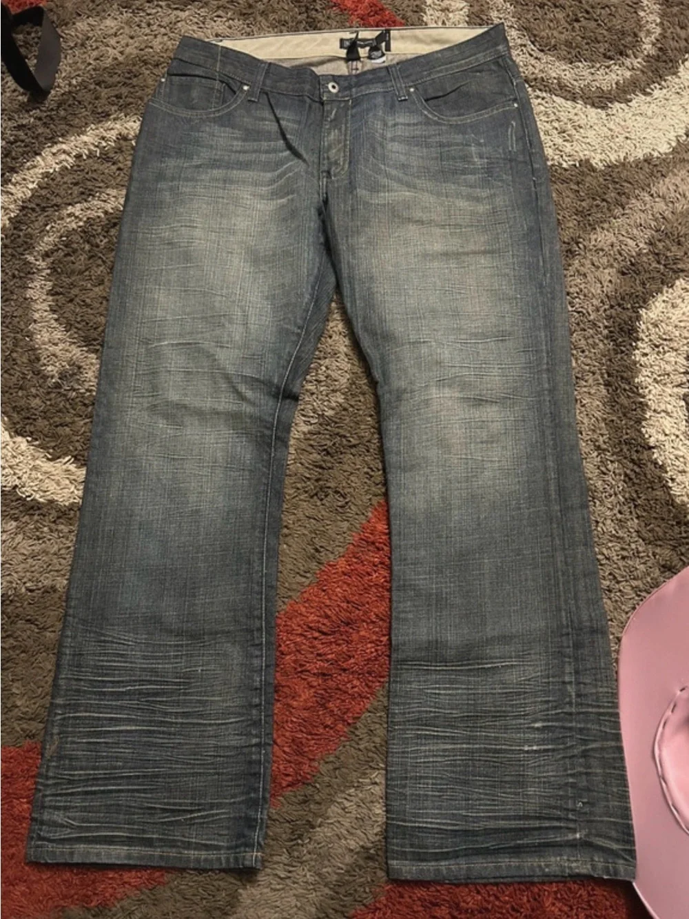 I-N-C International concepts men's y2k distressed grunge jeans size 38x32